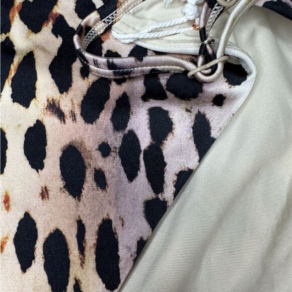 NWT Good American Cheetah Bikini Bottom - Picture 3 of 3